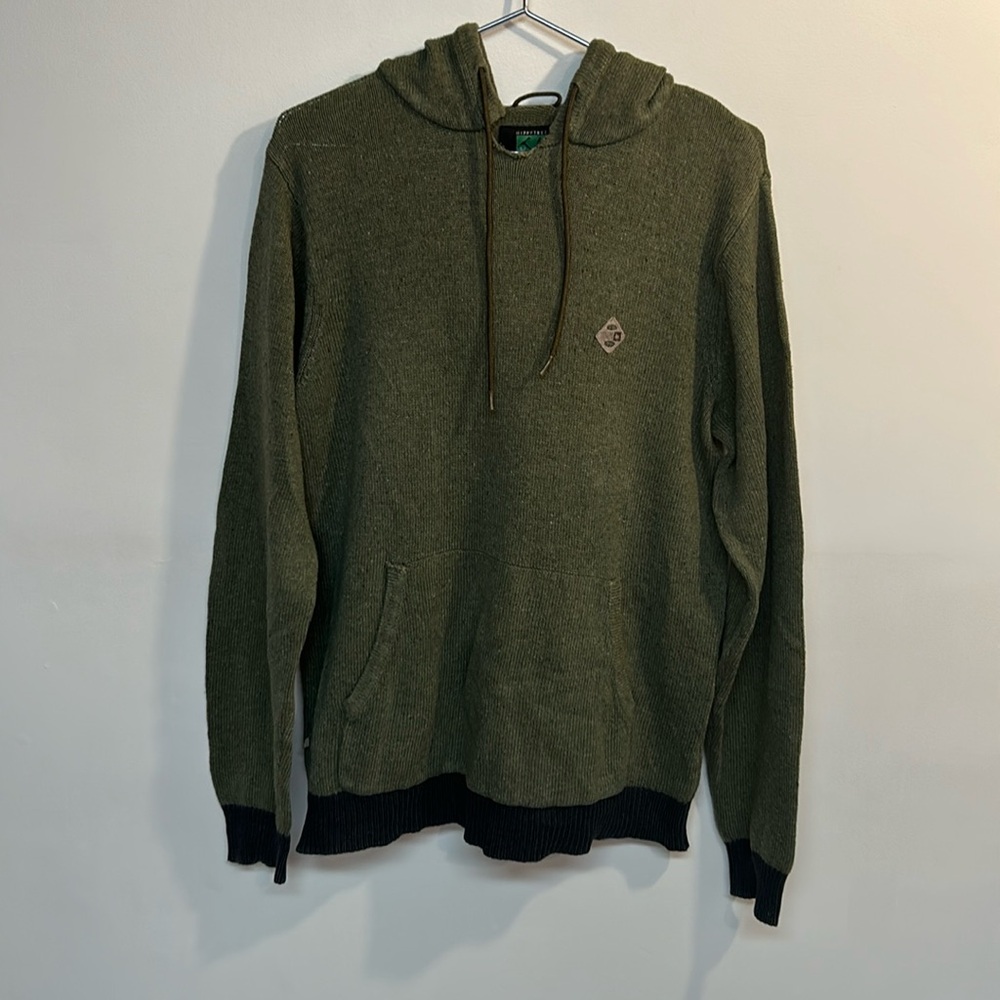 Hippytree brand sweatshirt, size M, color olive green